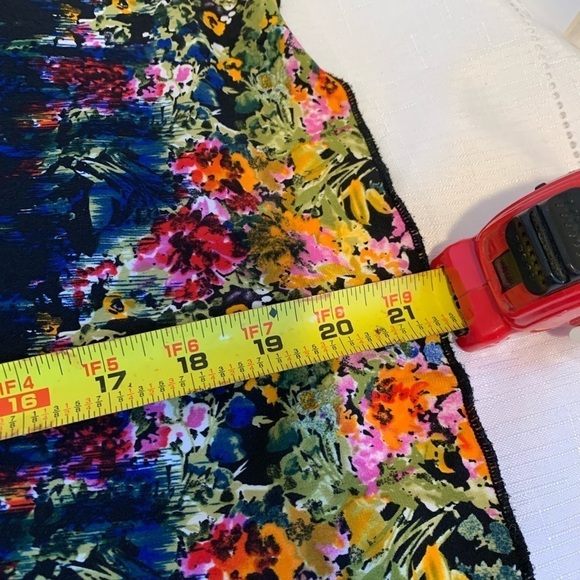 Colorful Print Sleeveless Boatneck Cynthia Rowley Dress Women’s Size 4 - Picture 6 of 6